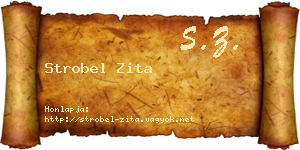 Strobel Zita névjegykártya